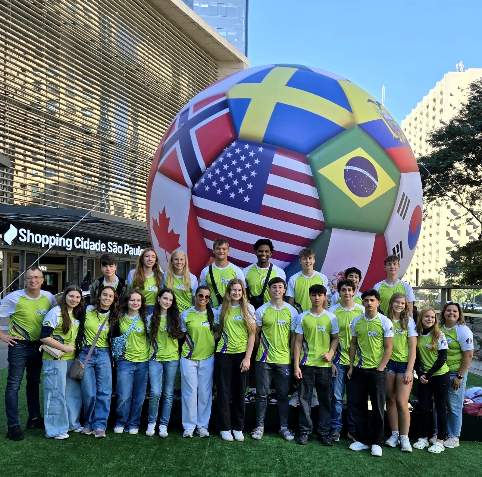 American students on GX's Summer Camp in São Paulo, Brazil