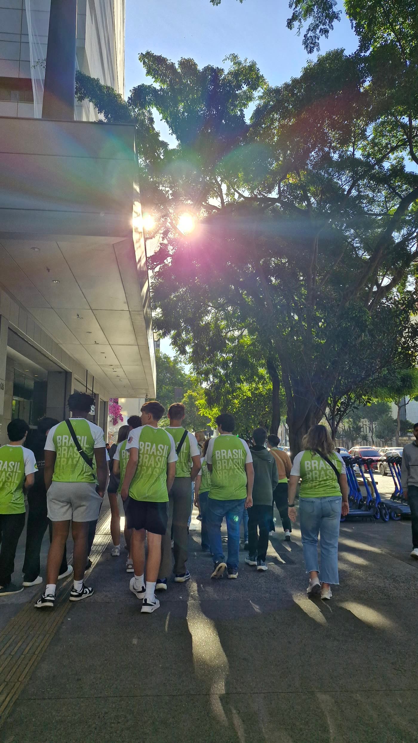 GX Summer Camp students exploring São Paulo